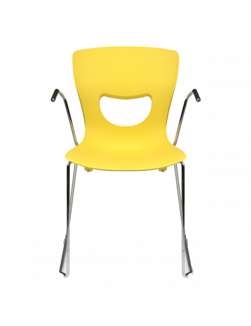 Chaise acier fil chromé Smil F